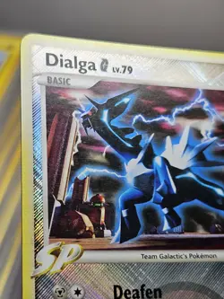 Pokemon Platinum Dialga G League Promo Crosshatch Holo 7/127 EXC-NEAR MINT - Image 5