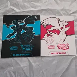 Pokemon TCG Player’s Guide x2, Black Bolt & White Flare, VGC - Image 1