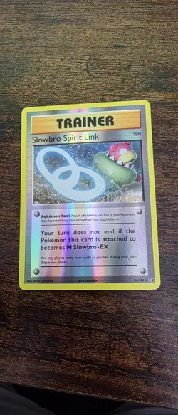 Slowbro Spirit Link 86/108 Uncommon Evolutions Pokemon Reverse Holo Near Mint - Image 1