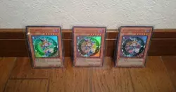 Yu-Gi-Oh! Black Magician Girl Japanese Ultra Card 3pcs Used Japan - Image 1