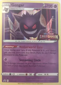 Pokemon TCG - Holofoil Gengar - (Prerelease) Promo SWSH241 NM SWSD - Image 1