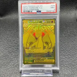 2026 POKEMON ASCENDED HEROES MEGA HYPER RARE MEGA #294 CHARIZARD Y EX PSA 9 - Image 1