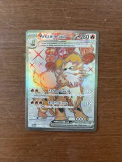 Pokemon TCG Arcanine EX 224/198 Ultra Rare Scarlet & Violet NM - Image 1