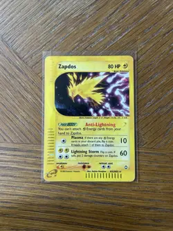 Pokemon Aquapolis Zapdos Holo H32 CLEAN - Image 1