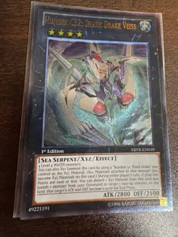 Yu-Gi-Oh! No.32 Sea-Bite Dragon Shark Drake Vice English Version Card Japan - Image 1