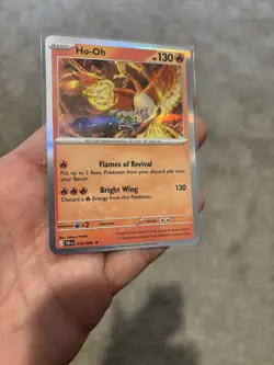 Ho-Oh Pokemon Mega Evolution—Chaos Rising 010/086 Rare Holo 130 HP EN 2026 - Image 1