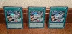 Yu-Gi-Oh! Japanese Destiny Draw Secret Shiku Card 3PC Used Japan - Image 1