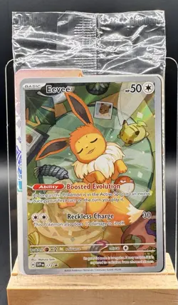 Eevee 173 Prismatic Evolutions ETB Promo Sealed Pokemon TCG NM - Image 1