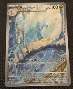 The Pokemon Company 2023 Sv 151 Dragonair 181/165 Illustration Rare Holo FA - Image 1