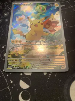 Pokemon Pikachu 027 Promo Holo Pokemon Center Stamped Perfect Centering - Image 3