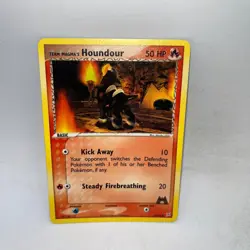 Team Magma's Houndour 63/95 Common Team Magma vs Team Aqua Pokemon LP - Image 1