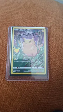 Veronica Taylor Signed Pokemon Pikachu Celebrations 005/025 25th Anniversary - Image 1