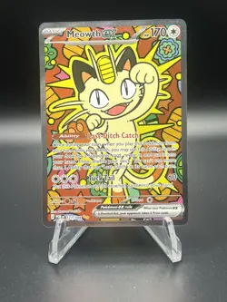 2026 Meowth EX ..Pokemon Perfect Order SIR 121/088 - Image 1