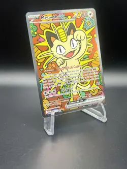2026 Meowth EX ..Pokemon Perfect Order SIR 121/088 - Image 3