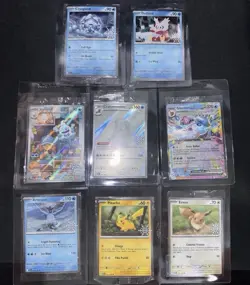 Pokemon 2025 Holiday Calendar Stamped Promos (COMPLETE SET OF 8) FREE SHIPPING - Image 1