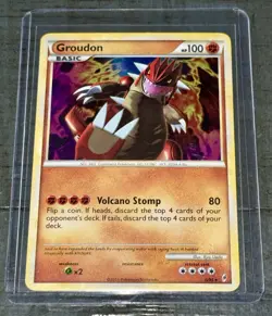 Pokemon Groudon 6/95 Call of Legends Holo Rare 2011 Volcano Stomp - Image 3