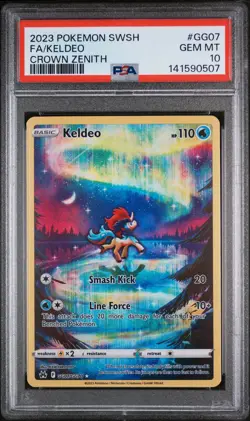Keldeo Gg07/gg70 Sword Shield Crown Zenith Pokemon PSA 10 - Image 1