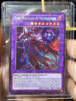 Yu-Gi-Oh Maze Of Muertos Dark Magician Of Destruction MZMU-EN011 Secret Rare - Image 1