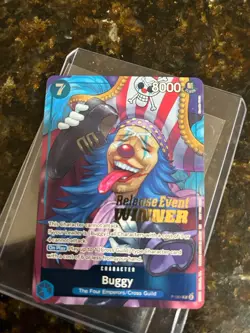 Buggy P-084 Release Event Winner Promo One Piece English LP - Image 1