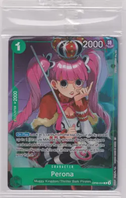 Perona OP09-034 Illustration Box Promo SEALED One Piece TCG English - Image 1