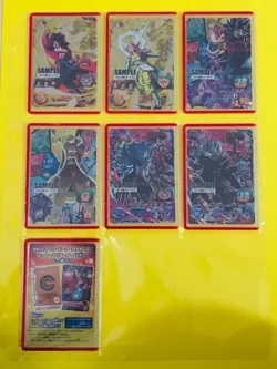 Dragon Ball Heroes Sample Card 7pcs Divers Japan - Image 1