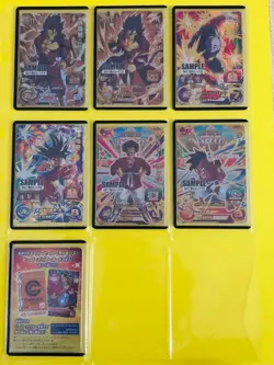 Dragon Ball Heroes Super Card 7pcs Sample No Damage Japan - Image 1