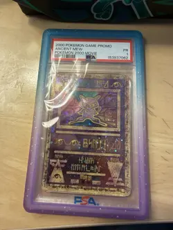2000 POKEMON GAME PROMO ANCIENT MEW POKEMON 2000 MOVIE PSA 1 - Image 1