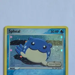 Pokemon TCG Spheal Stamped Legend Maker Reverse Holo 65/92 50 HP English Vintage - Image 2