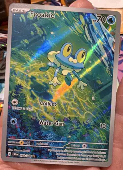 Pokemon TCG Froakie 088/086 chaos Rising Illustration Rare Holo 2023 (EN) - Image 1