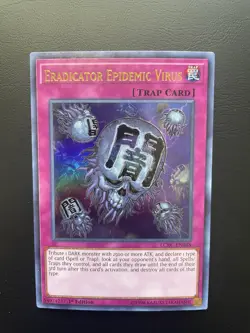 Yugioh Eradicator Epidemic Virus LCKC-EN048 Ultra Rare 1st Edition NM/LP - Image 1