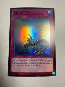 Tyrant Wing Ultra Rare Legendary Collection Kaiba LCKC-EN054 LP - Image 1