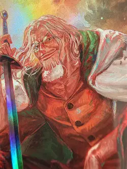 One Piece Japanese Two Legends OP08-118 Silvers Rayleigh ALT ART PARALLEL SEC - Image 2