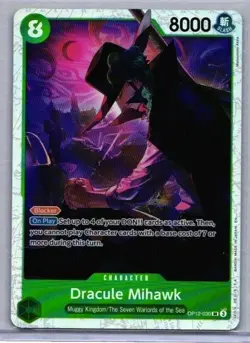 Dracule Mihawk OP12-030 Super Rare Legacy of the Master One Piece Near Mint - Image 1