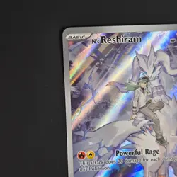 Pokemon Card Ns Reshiram JTG EN 167 of 159 RAW UNGRADED CONTAINS FLAW - Image 4