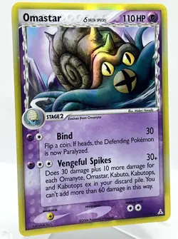 Omaster (Delta) 13/110 EX Holon Phantoms Holo Rare Vintage Pokemon TCG Card - Image 2