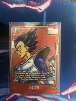 Dragon Ball Super Card Game Manga Booster Vegeta SB01-025 English SR Alt Art - Image 1