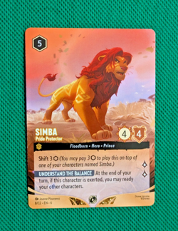 Disney Lorcana - SIMBA Pride Protector #8/C2 Promo Challenge Card - Image 1