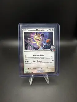 149/182 Team Rocket's Meowth : Cosmo Promo Holo Card : Pokemon TCG - Image 1