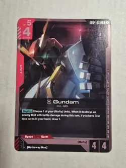 Xi Gundam GD04-035 R Phantom Aria Rare Foil Gundam Card Game Bandai NM/M - Image 1