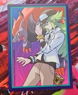 2025 Journey Together N & Zoroark ETB Individual Card Sleeve Pokemon Original - Image 1