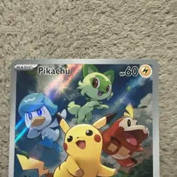 Pikachu 027 Sv: Scarlet & Violet Promo Cards Holo - Image 2
