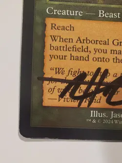 MTG Arboreal Grazer Altered Art - Image 2