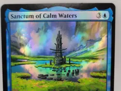 Sanctum of Calm Waters Foil NM M21 Core Set 2021 Blue Shrine MTG 068/274 - Image 2