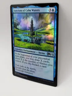 Sanctum of Calm Waters Foil NM M21 Core Set 2021 Blue Shrine MTG 068/274 - Image 4