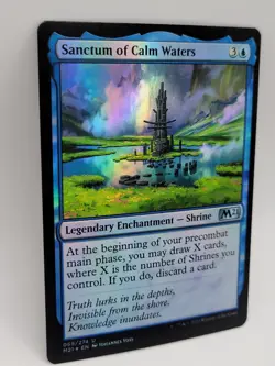 Sanctum of Calm Waters Foil NM M21 Core Set 2021 Blue Shrine MTG 068/274 - Image 5