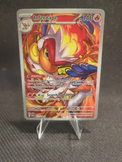 Pokemon TCG Infernape Illustration Rare Card 173/167 Twilight Masquerade Sv06 - Image 1