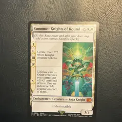 Wizards of the Coast Summon: Knights of Round White Mythic Foil #M0036 - Image 1