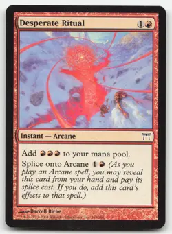 MTG Champions of Kamigawa #163 Desperate Ritual LP - Image 1