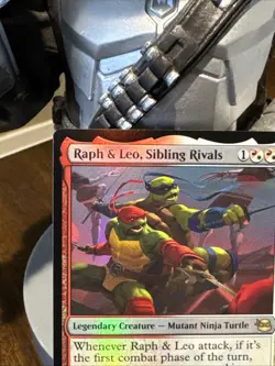 Raph and Leo Sibling Rivals X2- Teenage Mutant Ninja Turtes - MtG- NM - Image 3