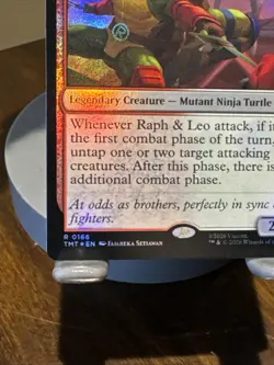 Raph and Leo Sibling Rivals X2- Teenage Mutant Ninja Turtes - MtG- NM - Image 5